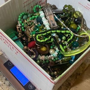 4+lbs Green Jewelry For Harvest, Craft, Repurpose